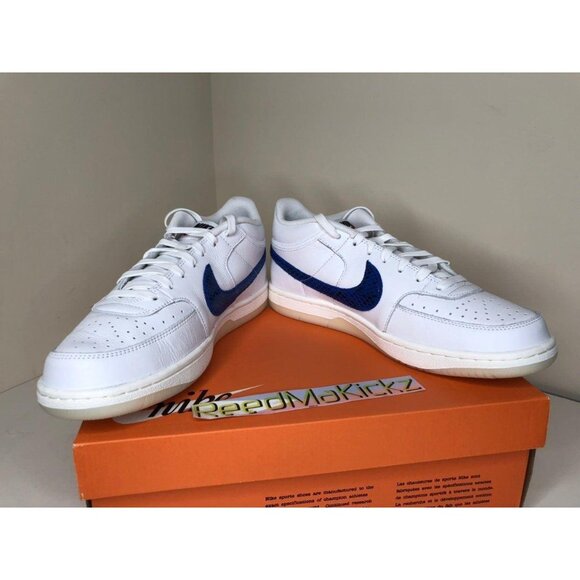 Nike Sky Force 3/4 Snakeskin White Blue Red Mens Sizes CW7074 100 - Picture 2 of 5